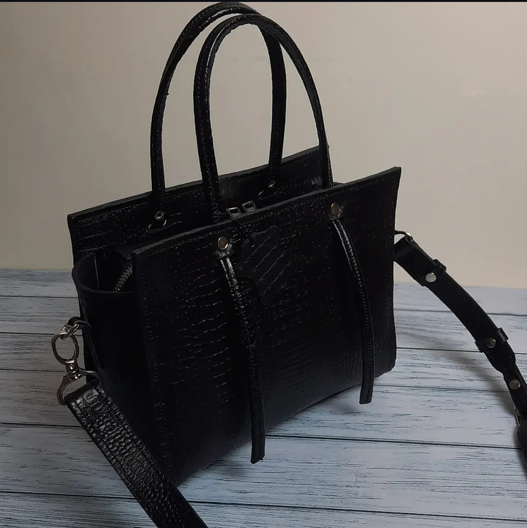 کیف دوشی زنانه چرم طبیعی مدل G_1