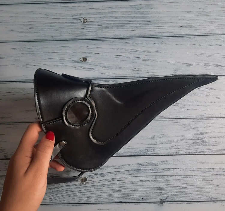 ماسک طاعون چرم مصنوعی