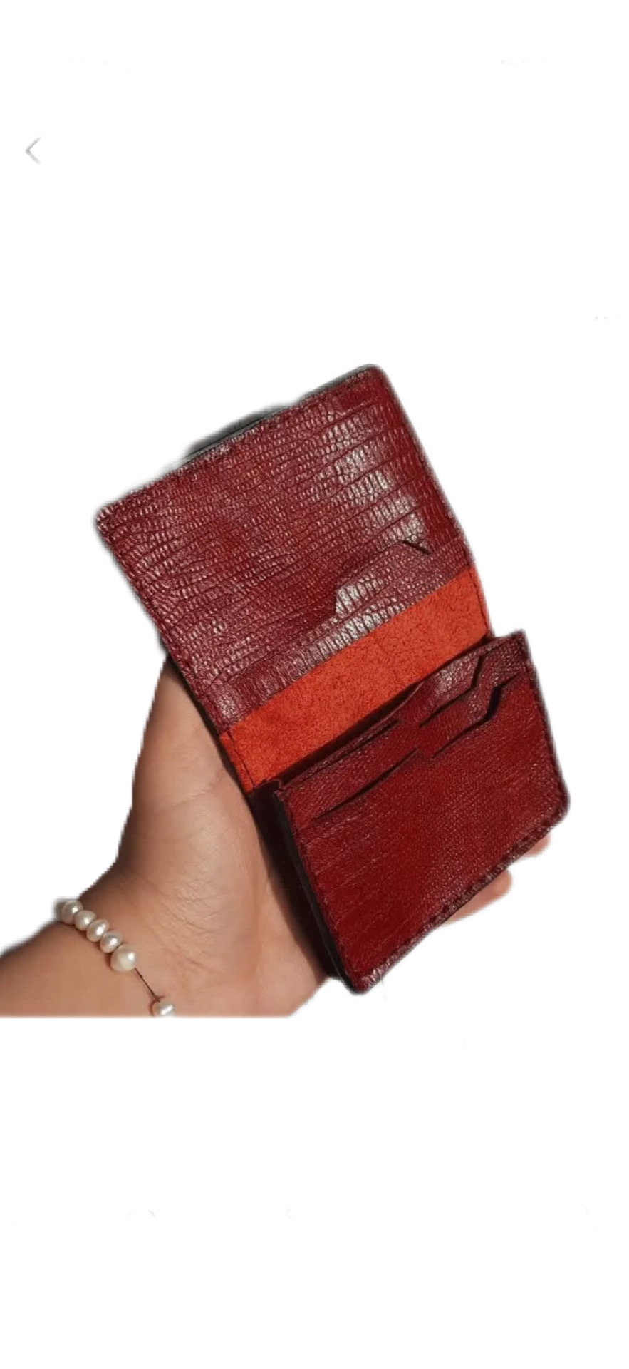 تصویر جاکارتی چرم طبیعی لیزارد 